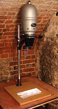 The enlarger at Hughenden, containing a micro video projector for interpretation